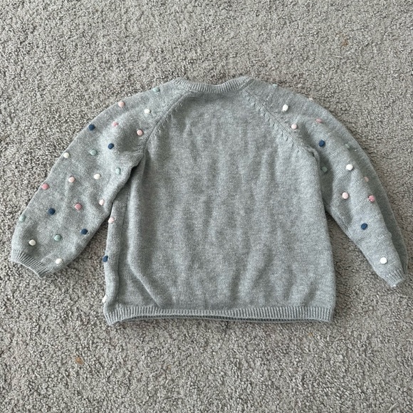 ⭐️HOST PICK⭐️ H&M baby girl sweater with multi-colored swiss dots - Picture 6 of 6